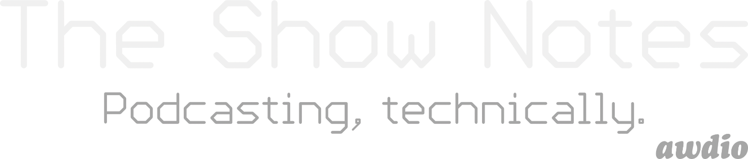 The Show Notes Logo White The Show Notes Logo White